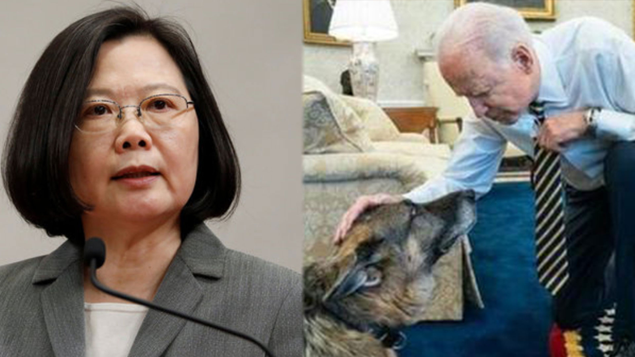 蔡英文网络吊唁拜登爱犬，遭批：怎么不为疫情中死去的台湾人难过