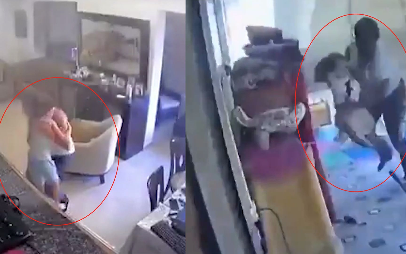 泪目! 黎巴嫩爆炸瞬间：父亲抱儿子躲藏 女子抱起小女孩就跑