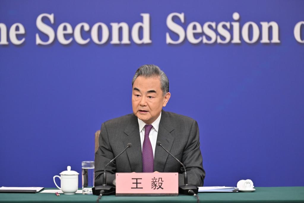 王毅批美国欲加之罪匪夷所思 现场四连反问