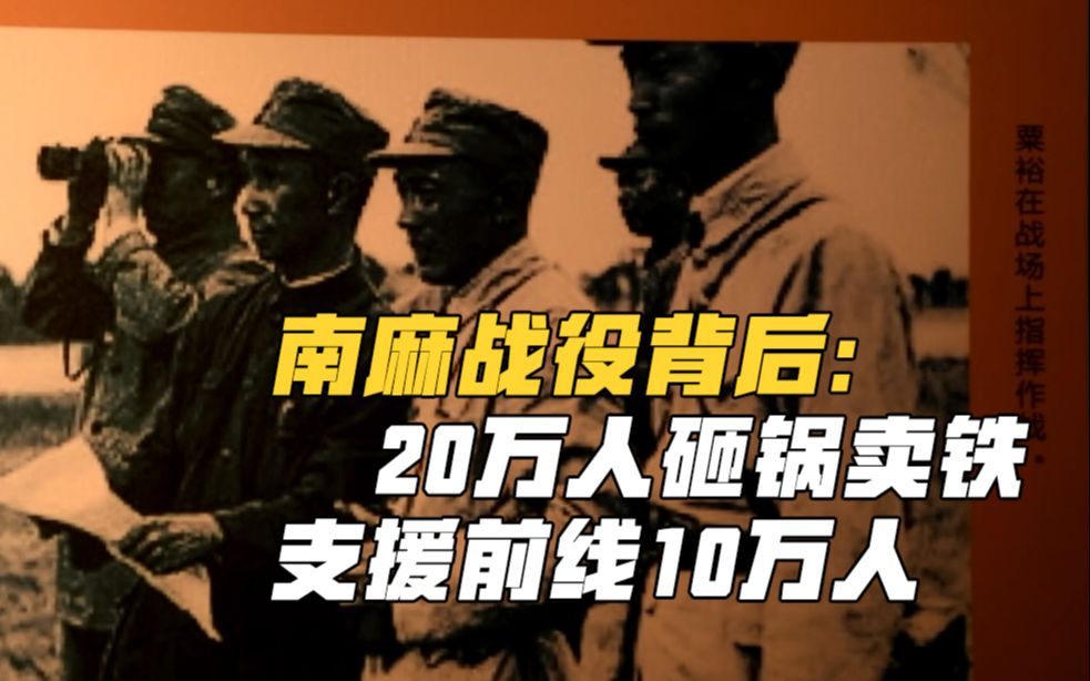父送子、妻送郎、兄弟争相上战场！南麻战役背后：20万人砸锅卖铁支援前线10万人