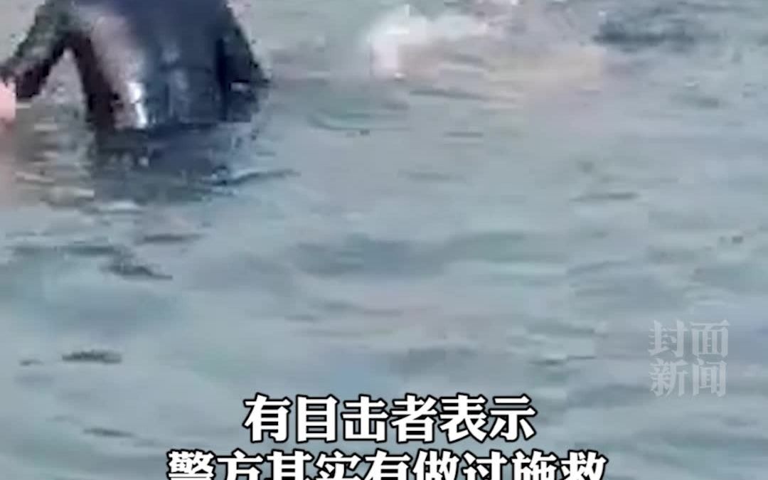 目击者讲述女生在警察面前溺亡：当天气温只有几度 警方尝试过施救