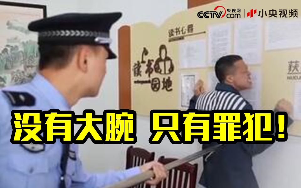 “监狱里没有大腕 只有罪犯！”