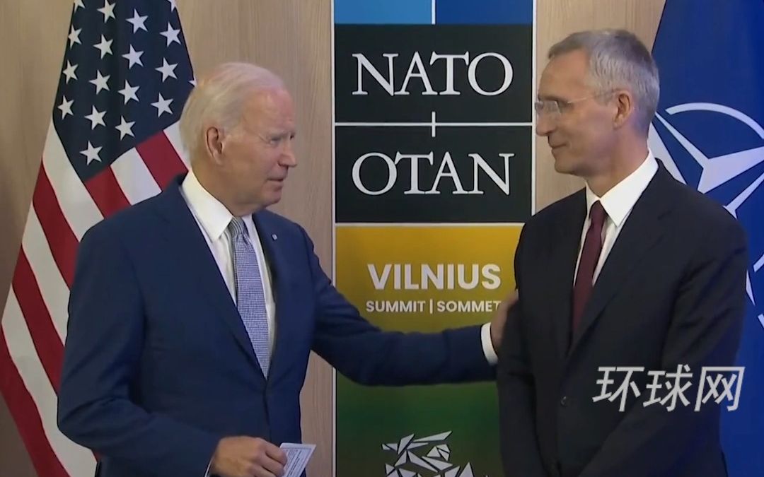 拜登与北约秘书长会晤，两人当着媒体一顿互夸