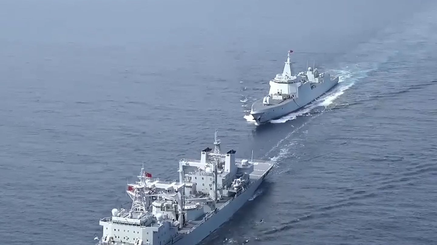 现场原声视频！万吨大驱太平洋海域开炮，不针对特定国家和目标