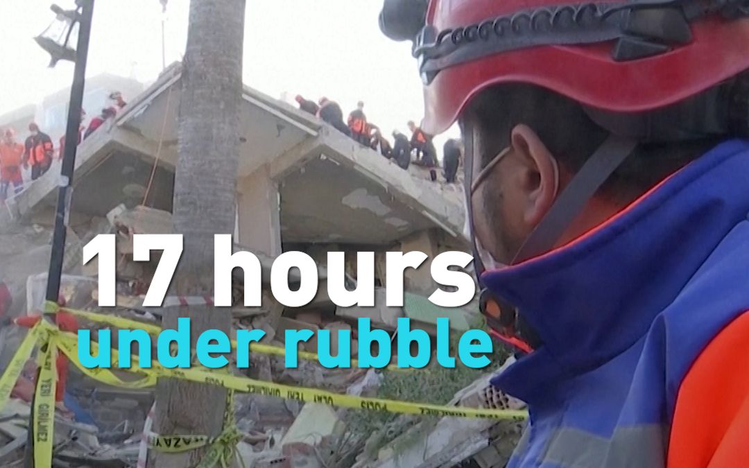 土耳其地震造成至少39人死亡上百人受伤，一名在废墟中被困17小时的女孩获救