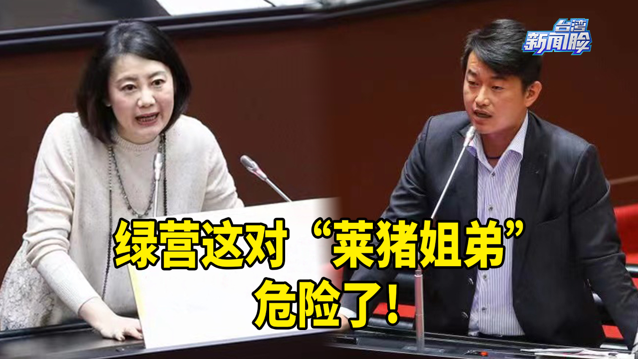 王浩宇被罢免之后，绿营这对“莱猪姐弟”危险了