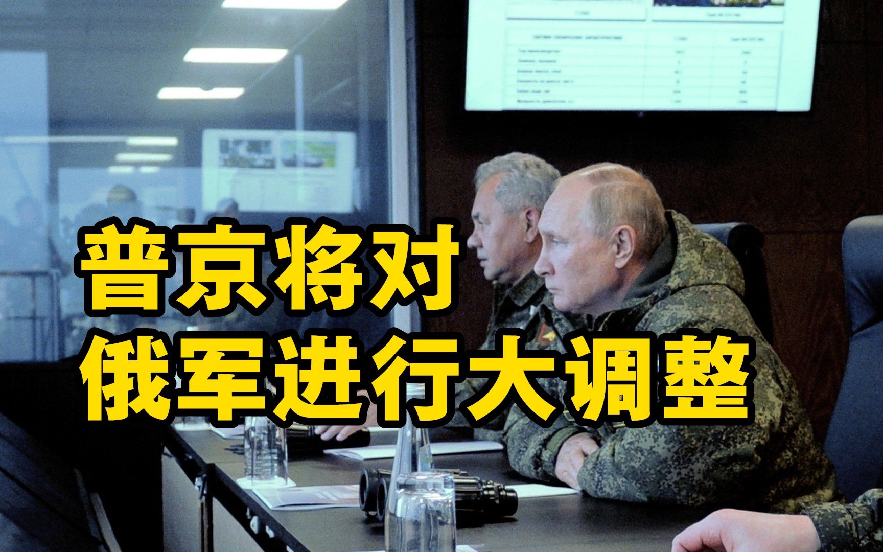 普京将对俄军进行大调整