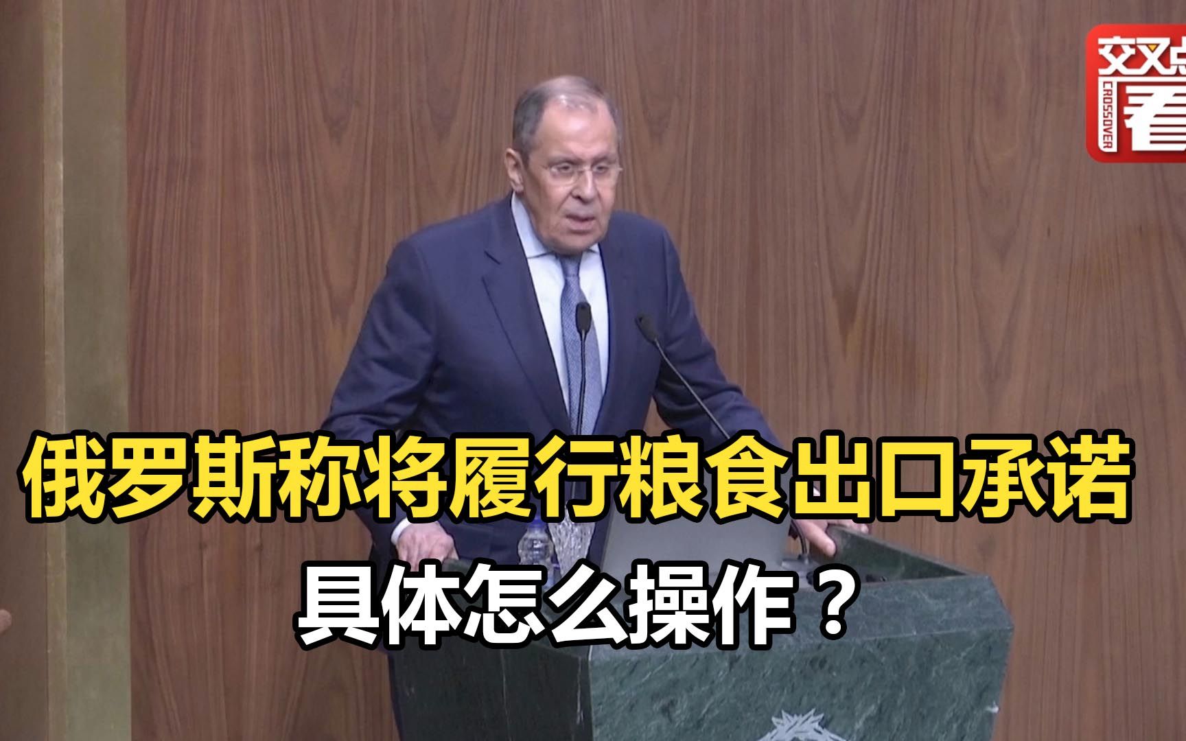 俄外长访问非洲，重申俄罗斯将履行粮食出口承诺。具体怎么操作？拉夫罗夫这样说……