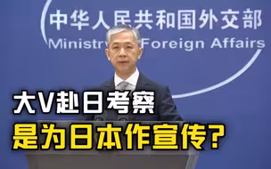 中国大V赴日交流考察是为日本作宣传？外交部回应了