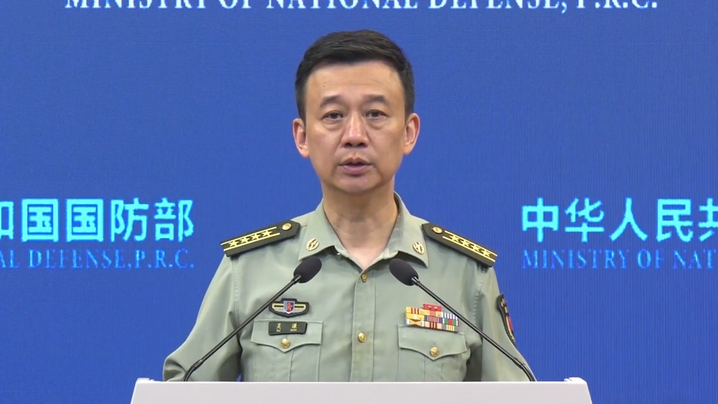 国防部：“台独”挑衅一次反制就推进一步，直至实现祖国完全统一