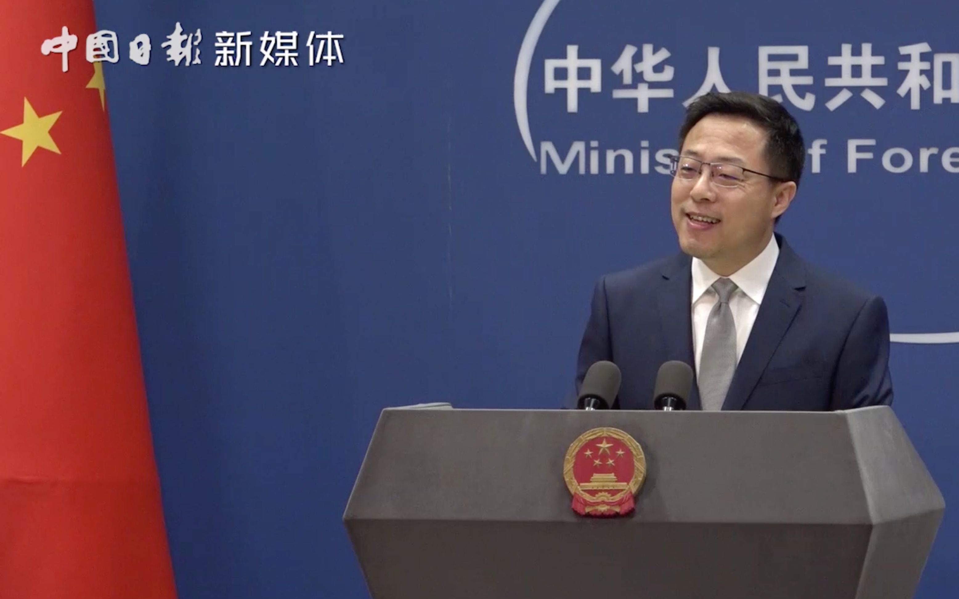 英国首相称新冠病毒来源于中药 赵立坚冷笑回应