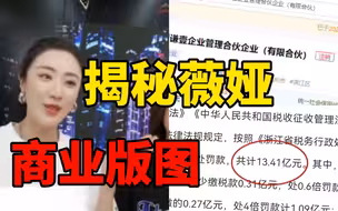 薇娅偷逃税被罚13.41亿元！揭秘薇娅商业版图