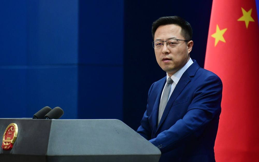 赵立坚说痴迷于拳头的力量不会让美国更加强大