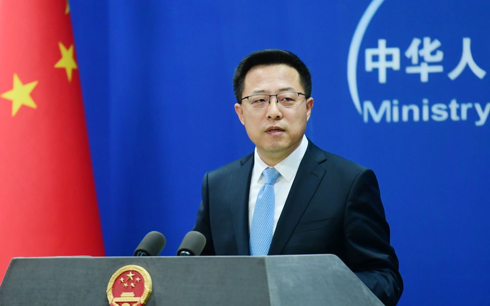 赵立坚： 美方打台湾牌必然会给中美关系造成巨大风险