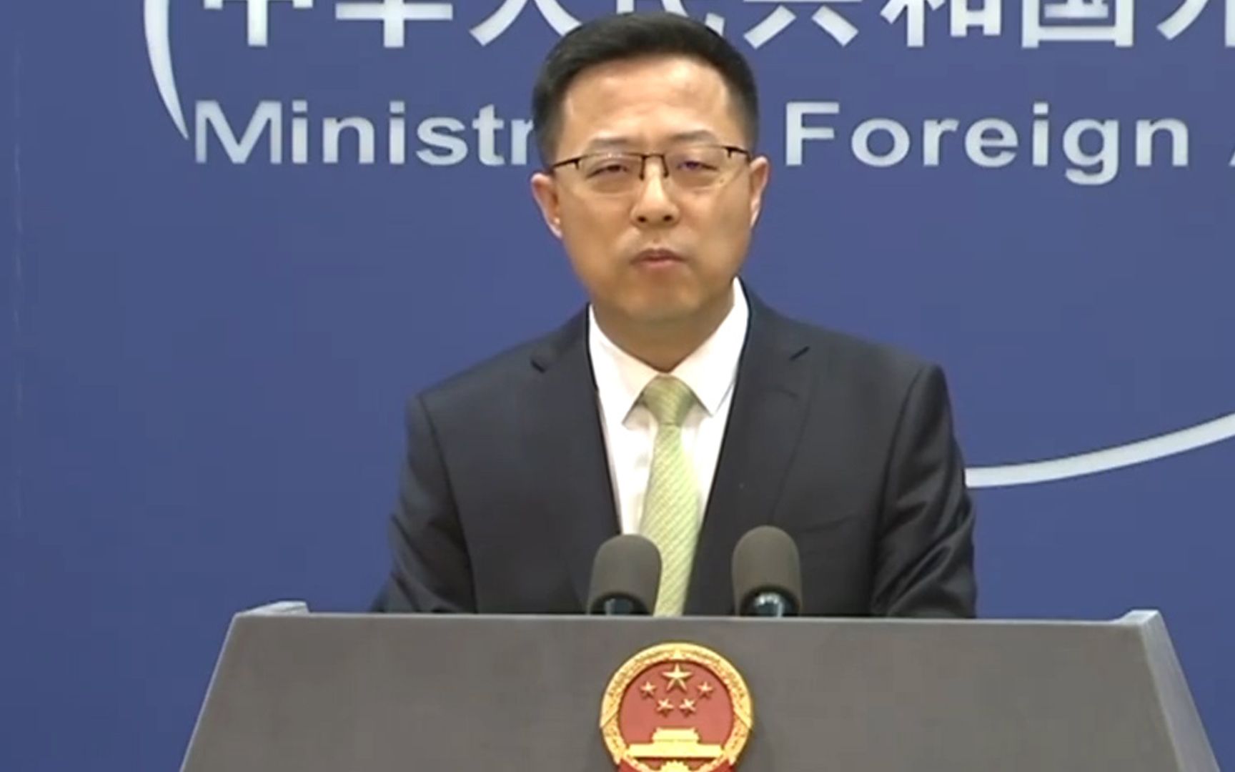外交部：台湾是中国的台湾 轮不到美国说三道四！