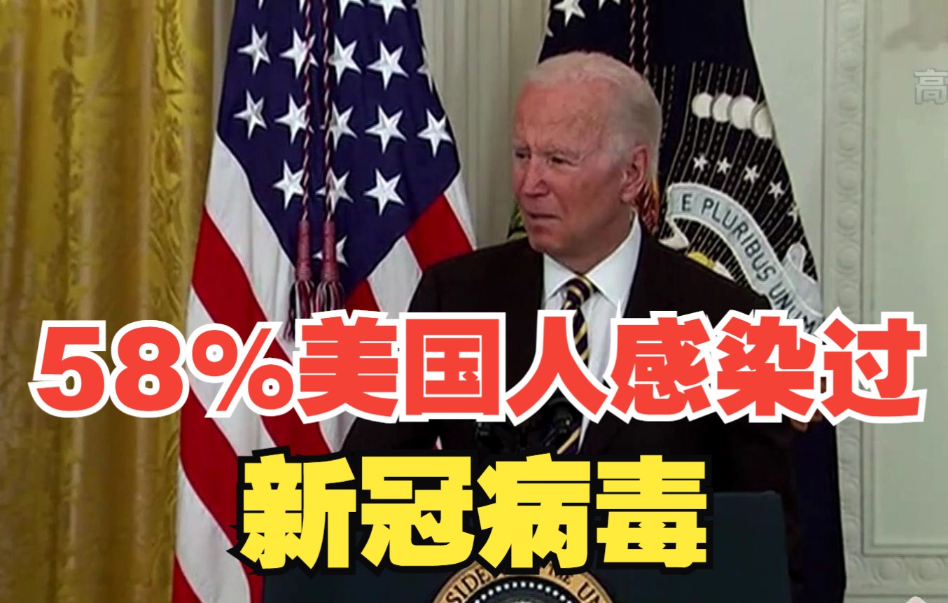 58%美国人感染过新冠病毒 拜登有感染可能