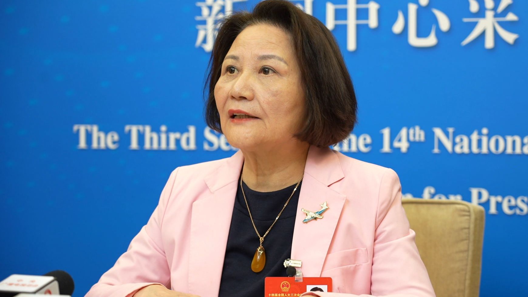 台湾省全国人大代表陈云英：台湾是祖国的台湾 最大的靠山就是祖国