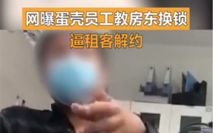 蛋壳房东问如何和租客解约，蛋壳员工霸气回应：把锁给他换了