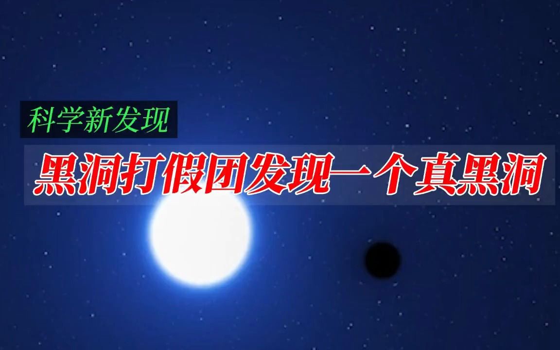 黑洞打假团发现一个真黑洞