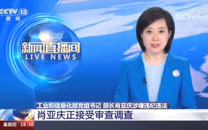 肖亚庆接受中央纪委国家监委审查调查