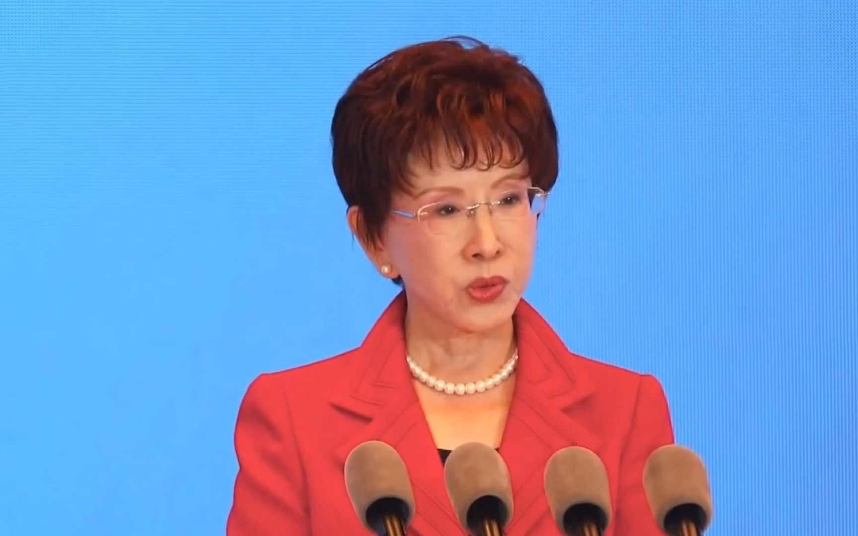洪秀柱：战争也许可解决统一问题 但我们绝不希望看到