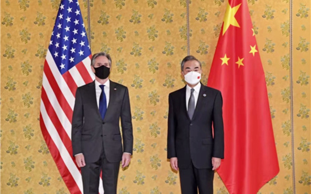 王毅应约同美国国务卿布林肯通电话