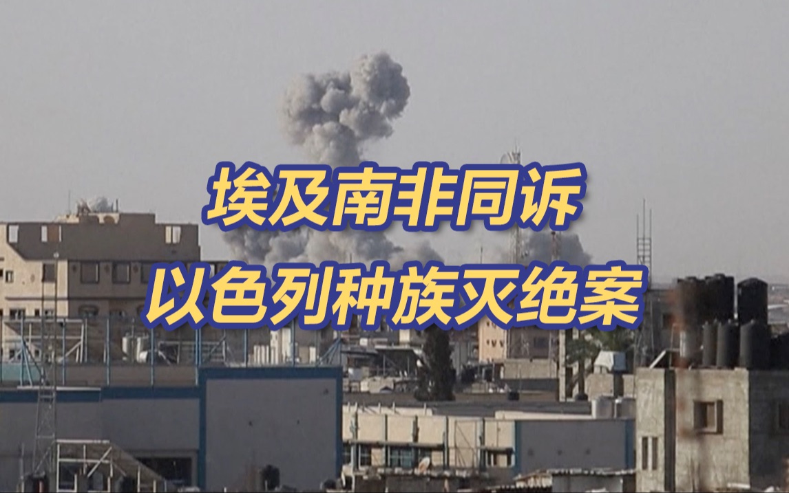 埃及将加入南非诉以色列“种族灭绝”案