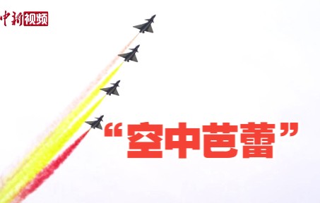 中国空军八一飞行表演队上演“空中芭蕾”