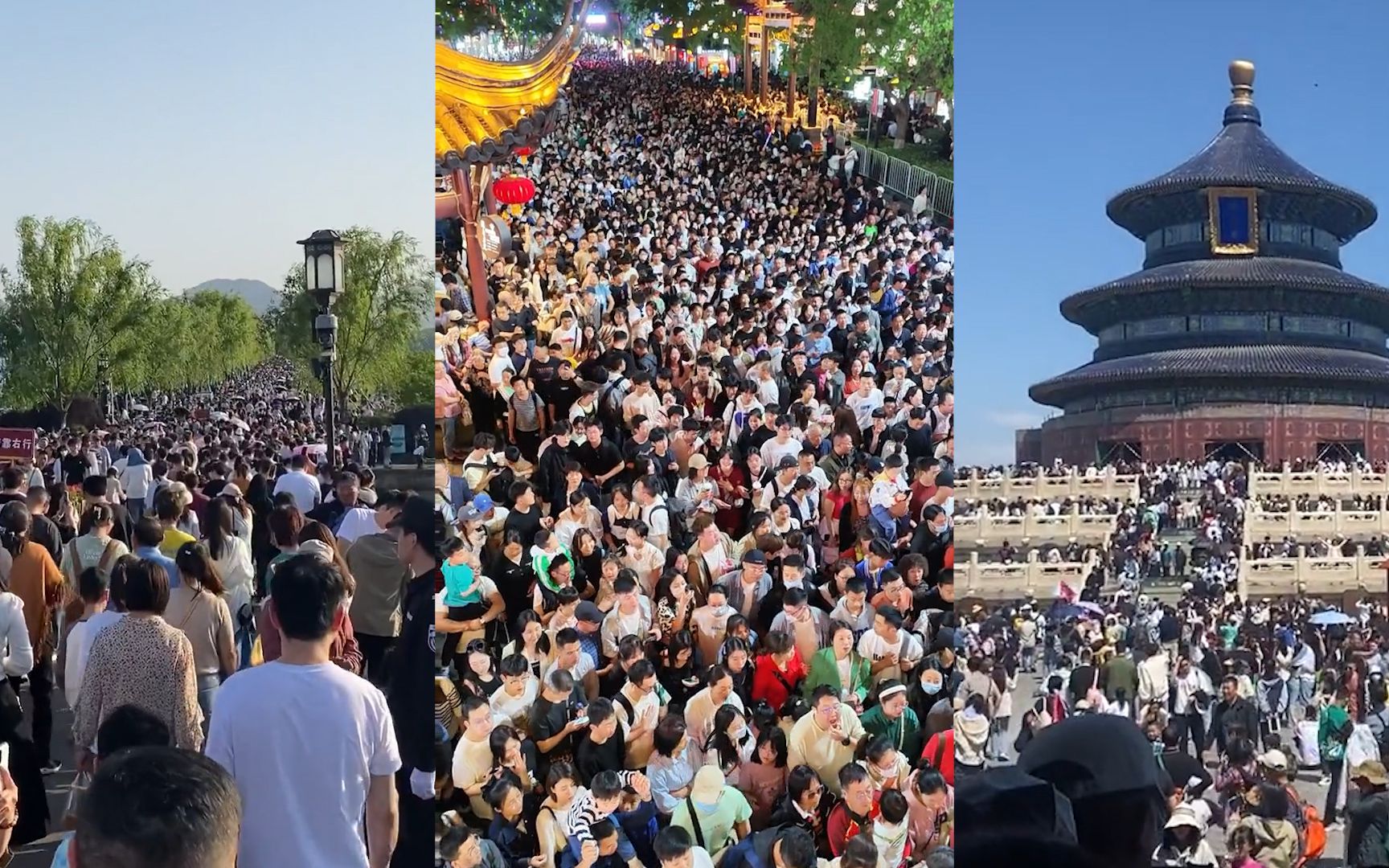 五一最热十大景区出炉 杭州西湖游客量居榜首，北京占3位