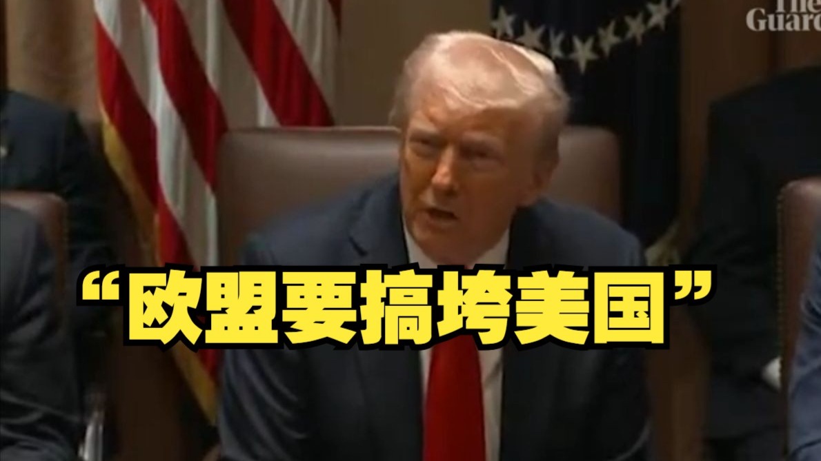 特朗普称欧盟成立是为搞垮美国，将对欧盟征收25%关税