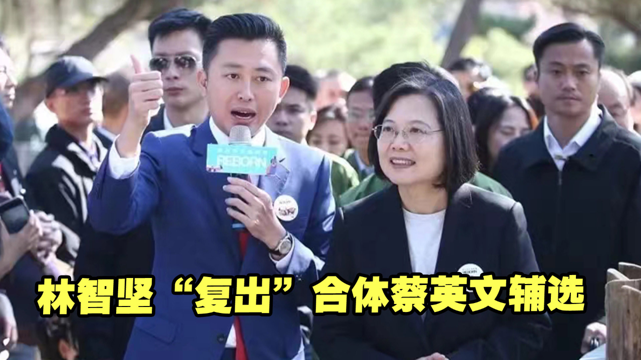 林智坚“复出”合体蔡英文辅选，不怕被唾沫星子淹死？