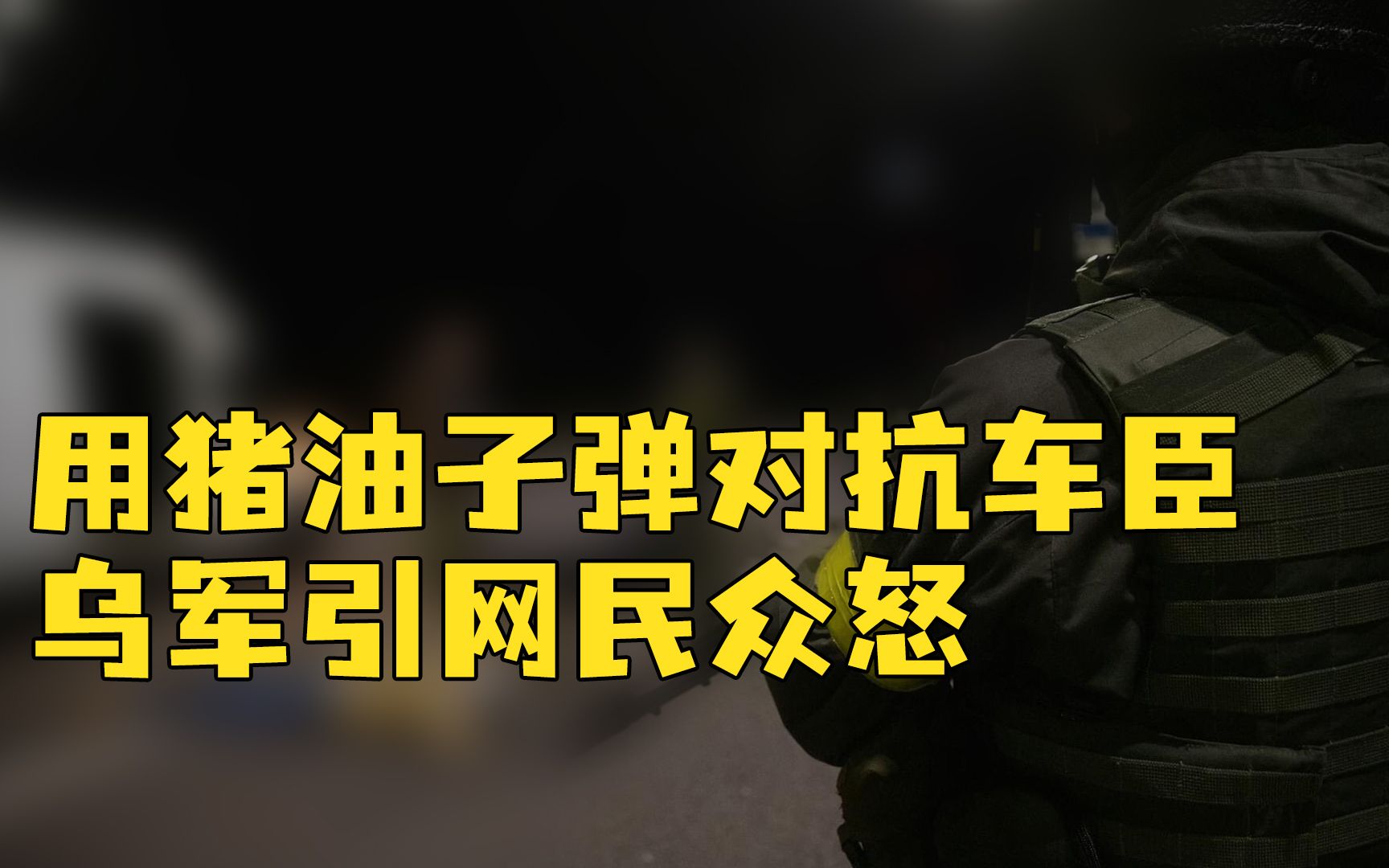 乌军要用“猪油子弹”对抗车臣，海外网民：果然是新纳粹