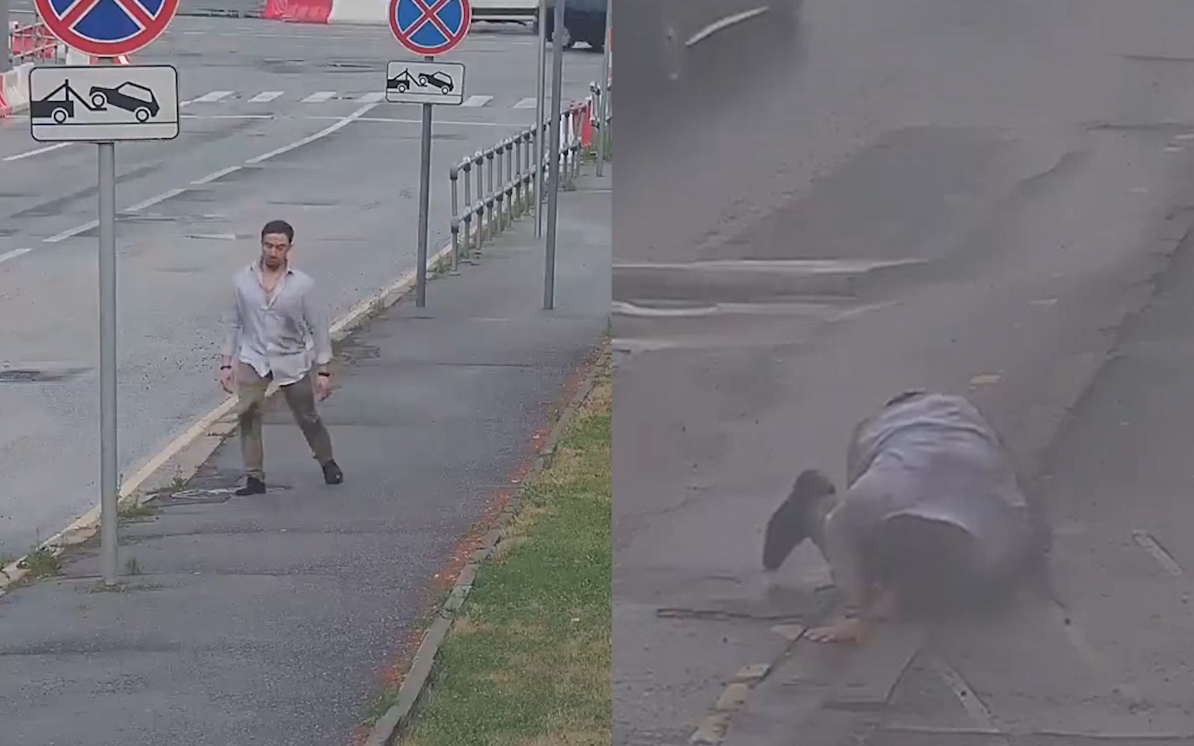 美驻俄使馆员工街头卖醉被俄“心疼”：蛇形走位泥地打滚，得加薪