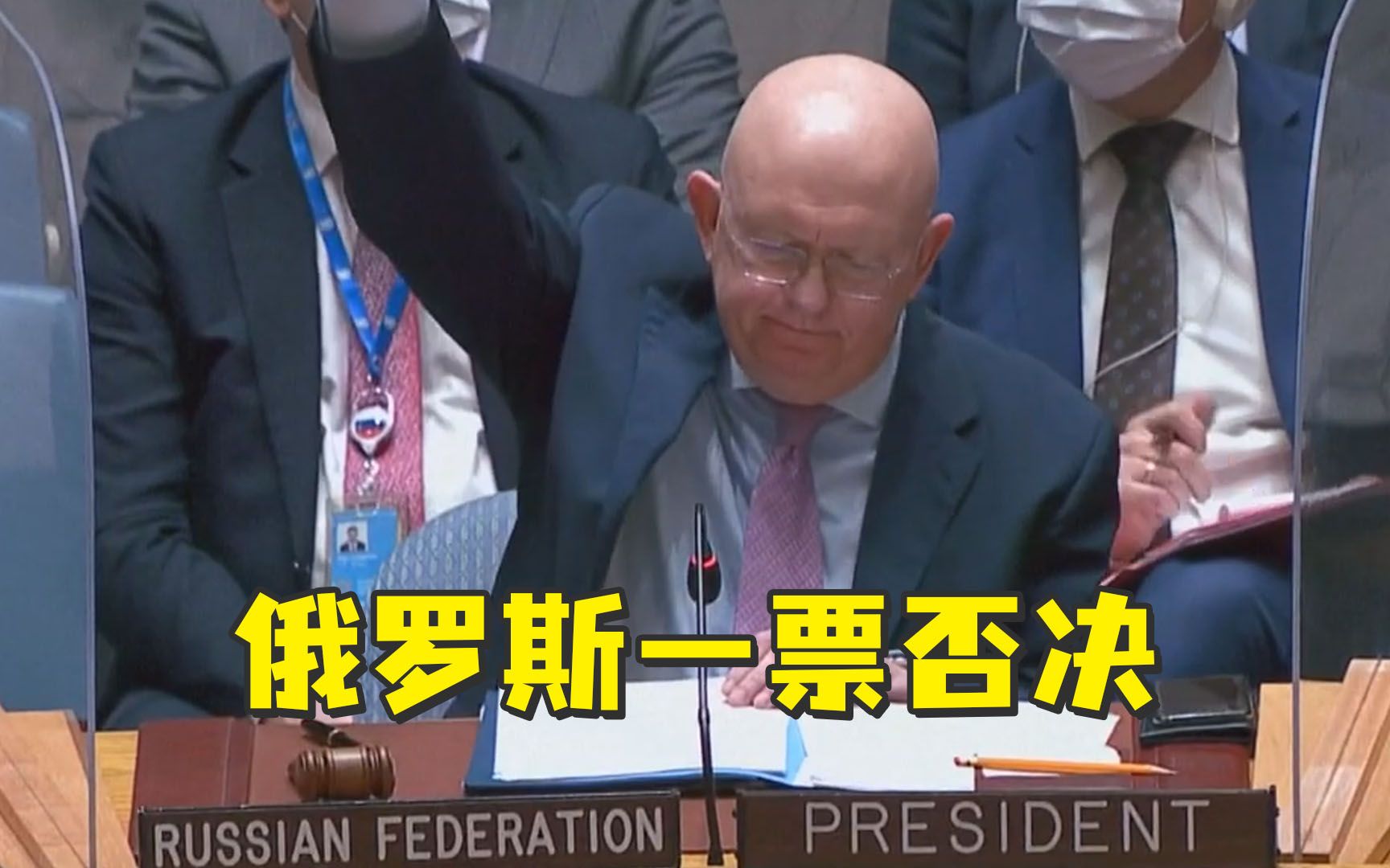 俄罗斯一票否决安理会涉乌克兰决议