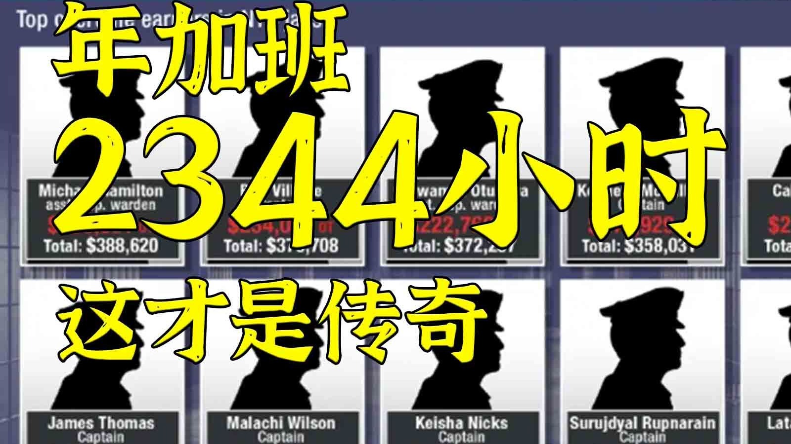 真正传奇加班王：年加班2344小时狱警笑翻纽约