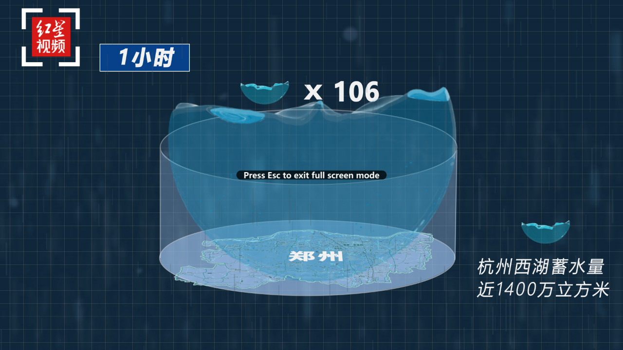 郑州1小时被“倒进”106个西湖 强降雨为什么出现在河南？