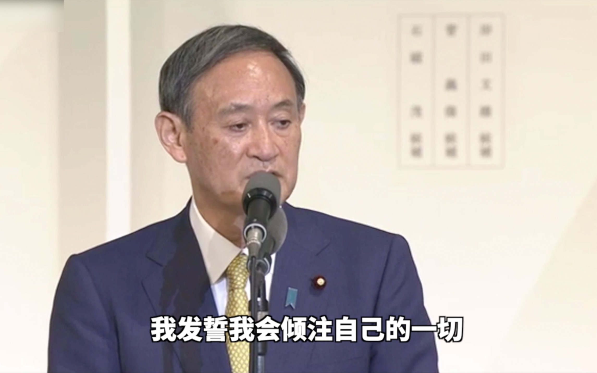 菅义伟当选日本自民党总裁 安倍：他是与令和时代最相称的新总裁