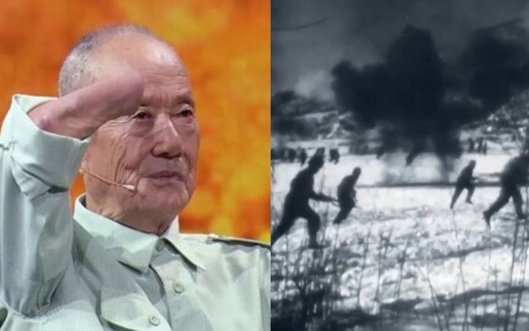抗美援朝老兵还原真实长津湖战场