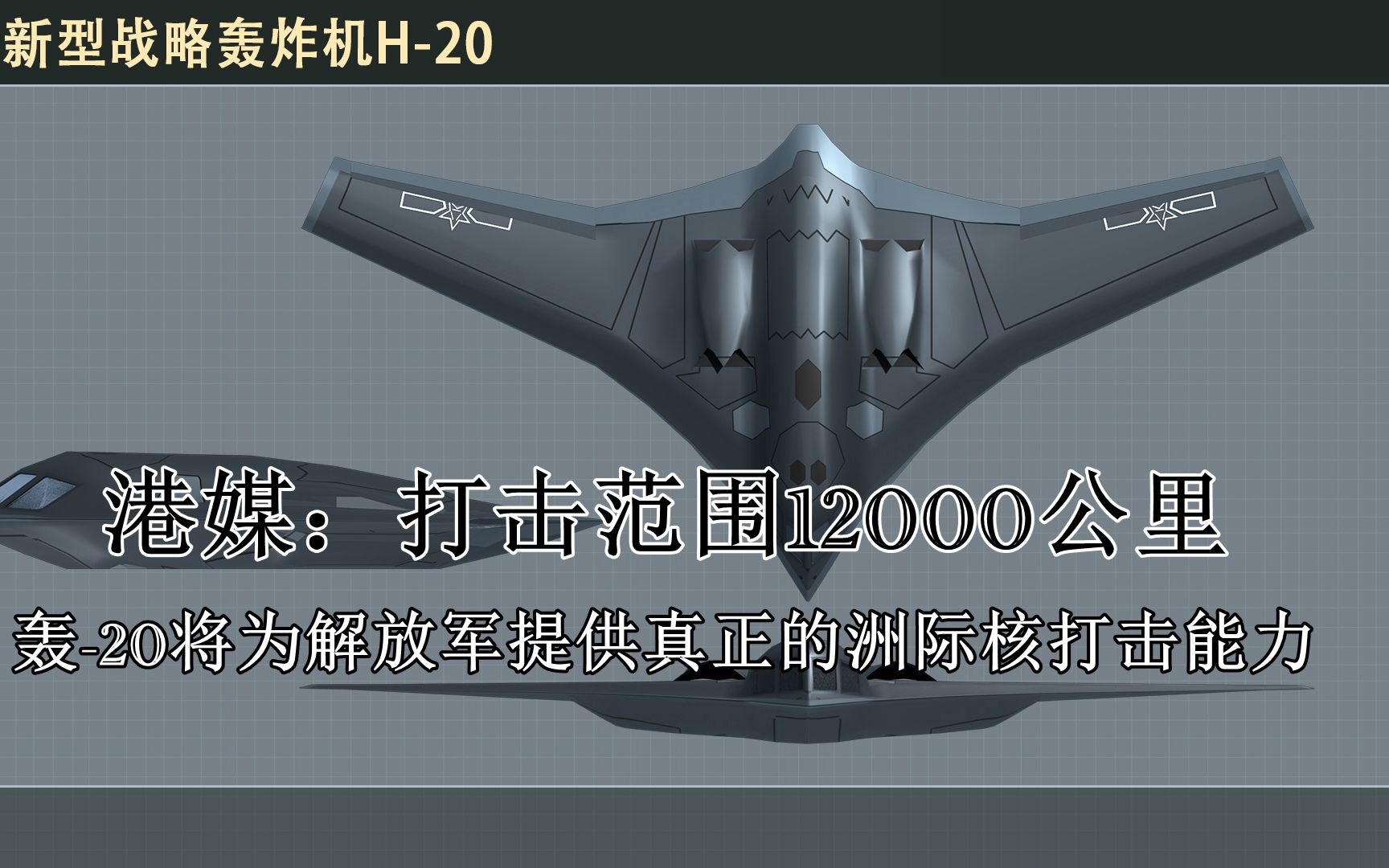 港媒：打击范围12000公里，轰-20将为解放军提供真正的洲际核打击能力