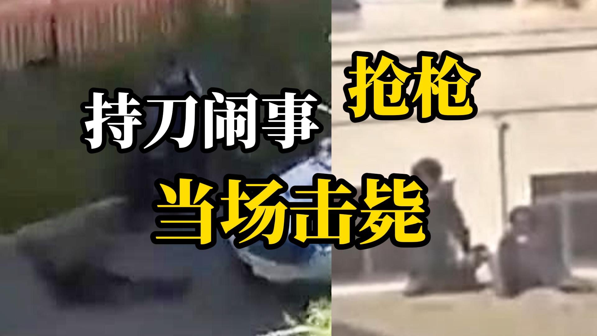 男子持刀闹事抢民警配枪，长春警方：嫌疑人被当场击毙，一名民警殉职两名民警受伤