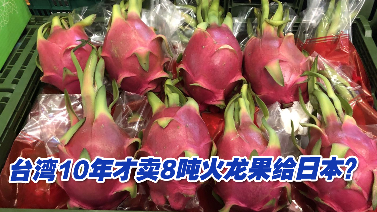 10年才卖8吨火龙果给日本？台农业部门“大内宣”再破功