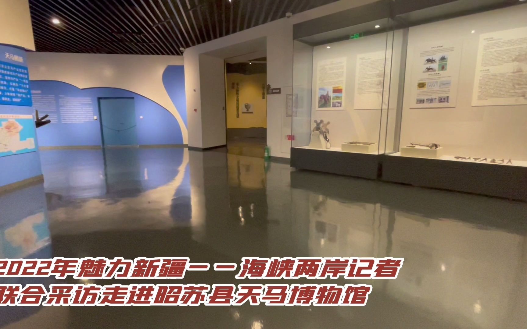 2022魅力新疆——海峡两岸记者联合采访活动走进昭苏县天马博物馆