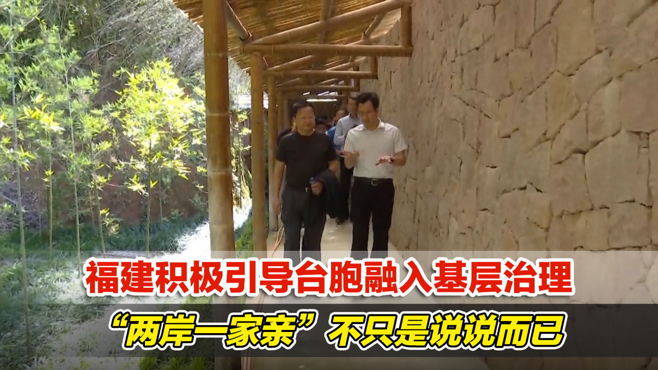 福建积极引导台胞融入基层治理，“两岸一家亲”不只是说说而已