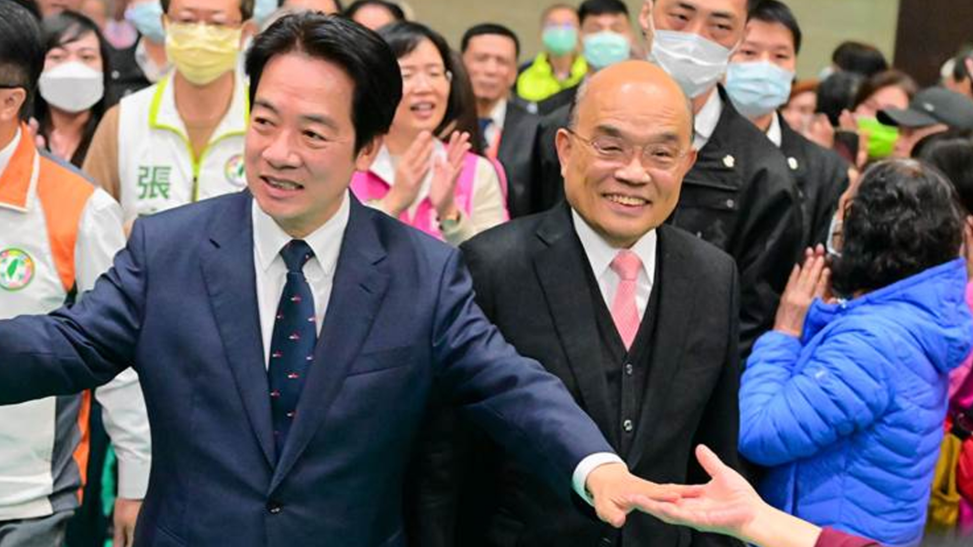 苏贞昌首度公开表态：支持赖清德参选2024
