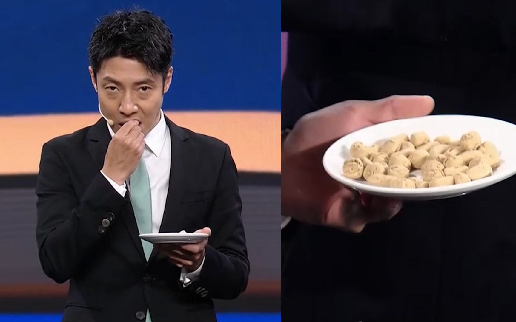 撒贝宁和院士现场“吃土” 直呼真香！