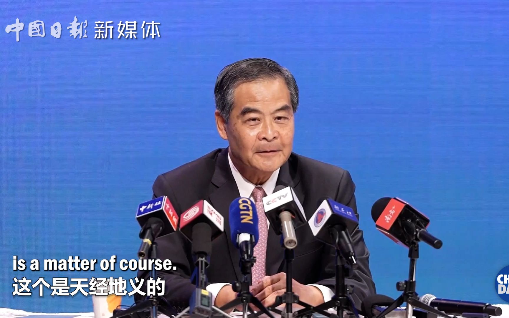 梁振英：爱国者治港天经地义