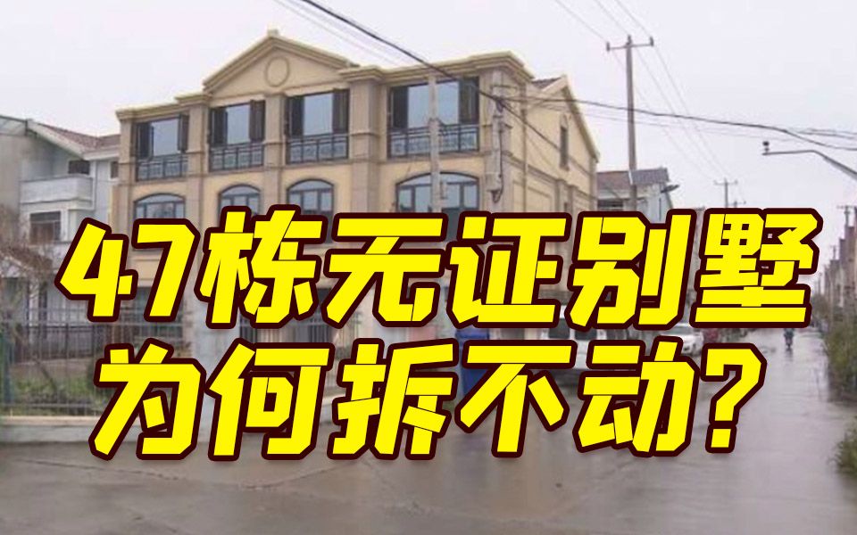 13年前曝光的无证别墅 如今非但拆不掉还越造越多……