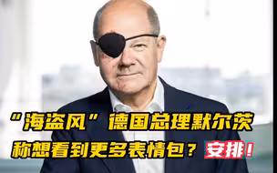 “海盗风”德国总理朔尔茨称想看到更多表情包？安排！