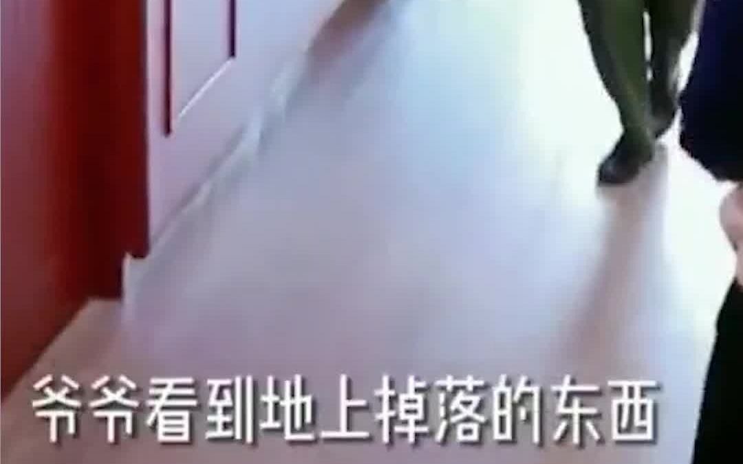 刻在骨子里的记忆！老年痴呆患者看到山竹落地，以为是炸弹飞扑挡住