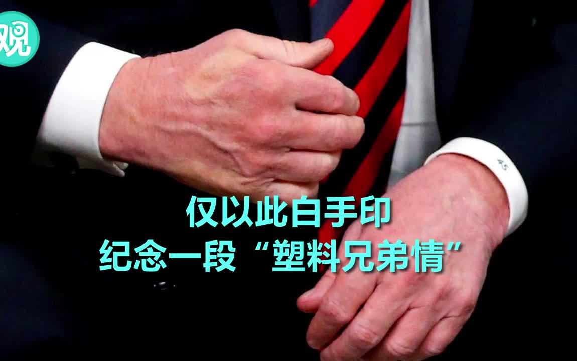 “塑料兄弟”的日常：马克龙又把特朗普攥出了白手印┑(￣Д ￣)┍